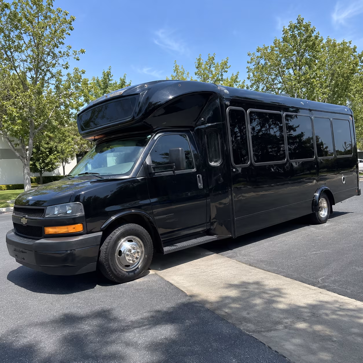 asheville 15 passenger party bus
