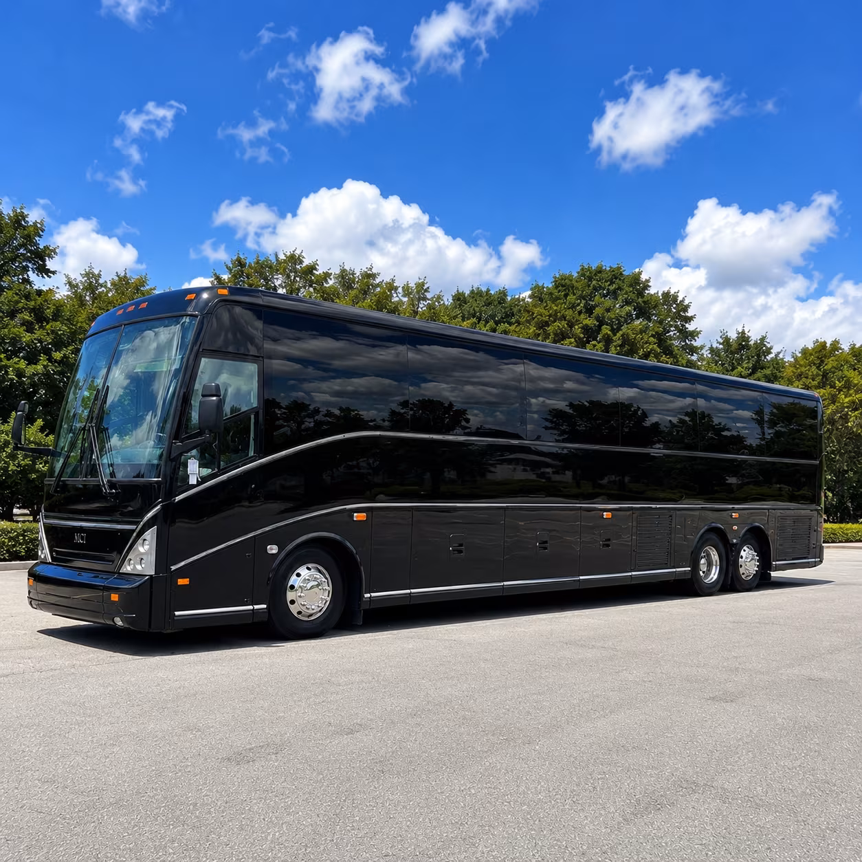 asheville charter bus