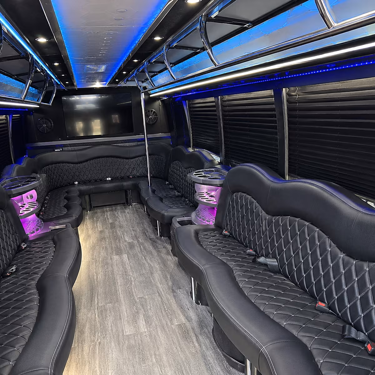asheville concert party bus rental