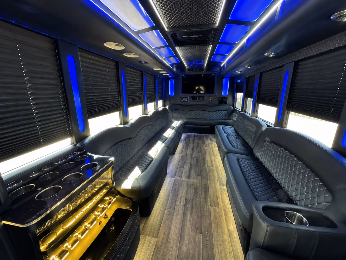 asheville holiday party bus rental
