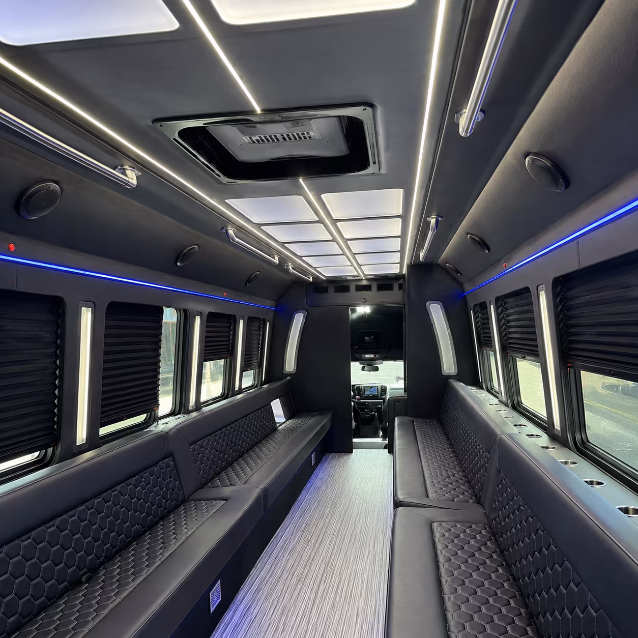 asheville party bus inside