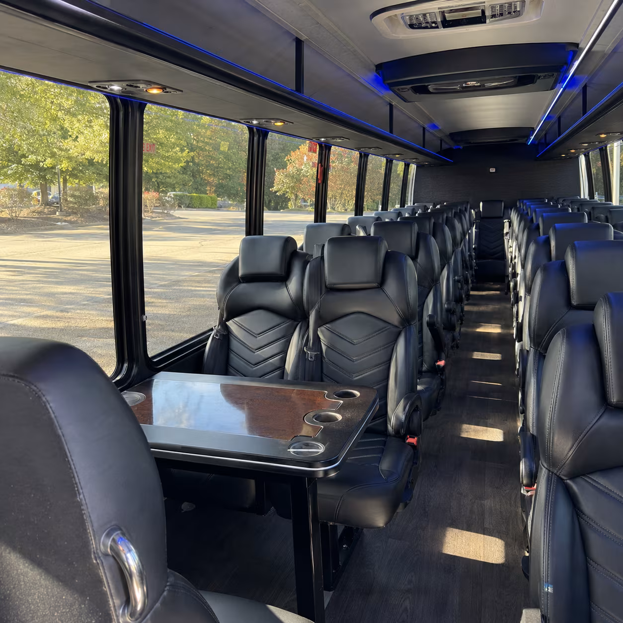 asheville prom transportation onboard seating