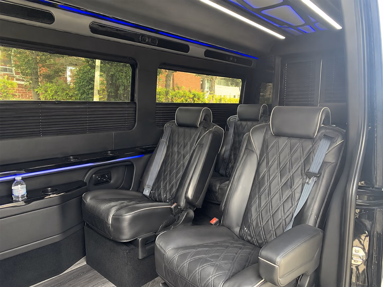 asheville sprinter van with driver inside
