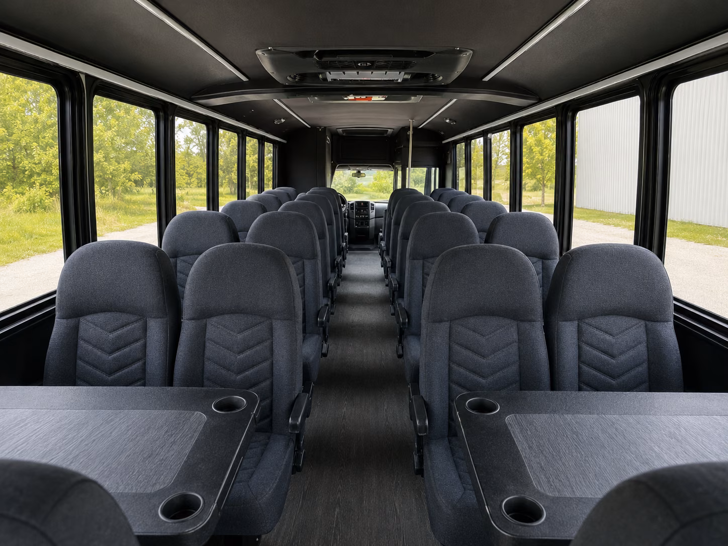 minibuses for asheville wedding party transportation on the big day