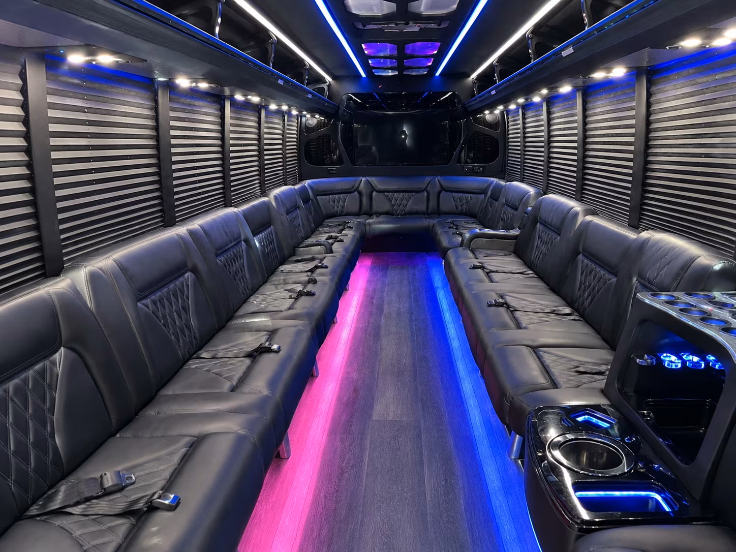 party bus rentals for asheville area proms at reynolds high school and t c roberson